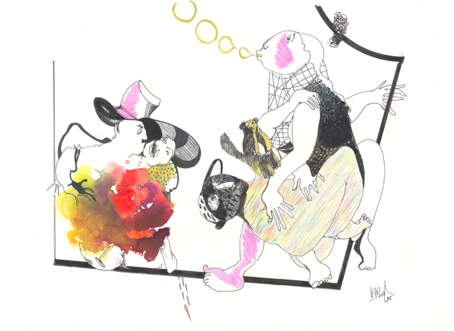 Painting for sale online - Bubbles