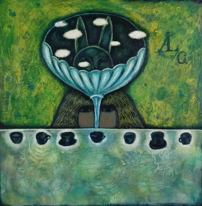 Painting for sale online - A smile for Alice