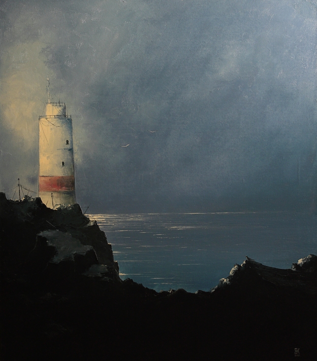 Painting for sale online - The Lonely Lighthouse