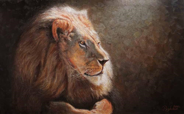 Painting for sale online - Lost in thought