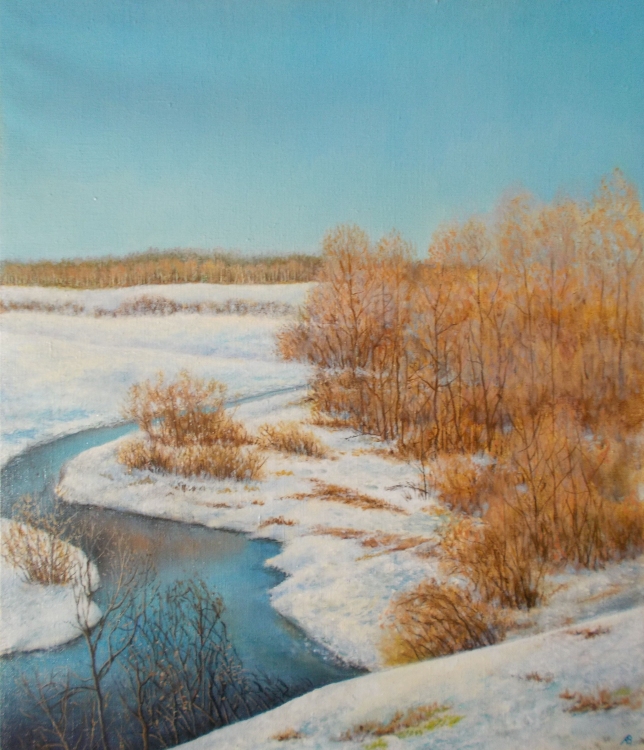 Painting for sale online - Well, its Spring Again!