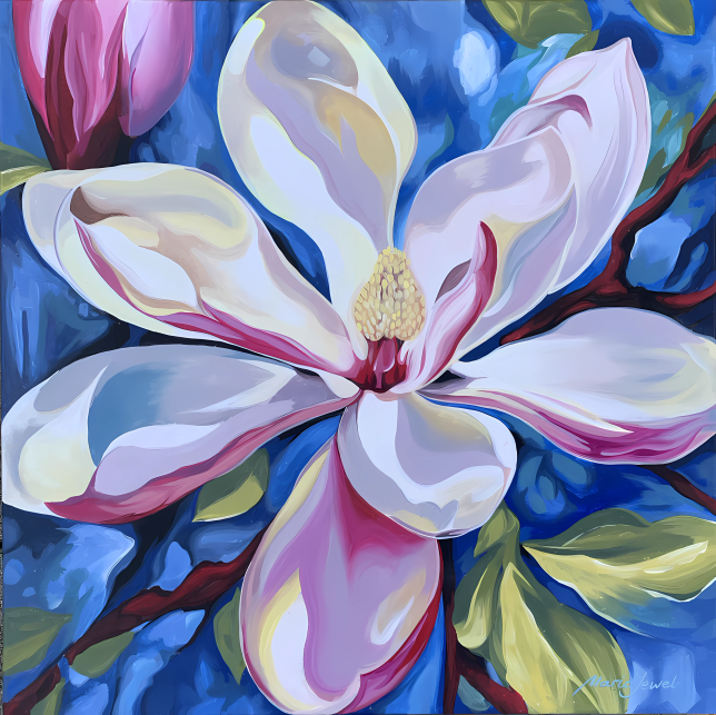 Painting for sale online - Magnolia